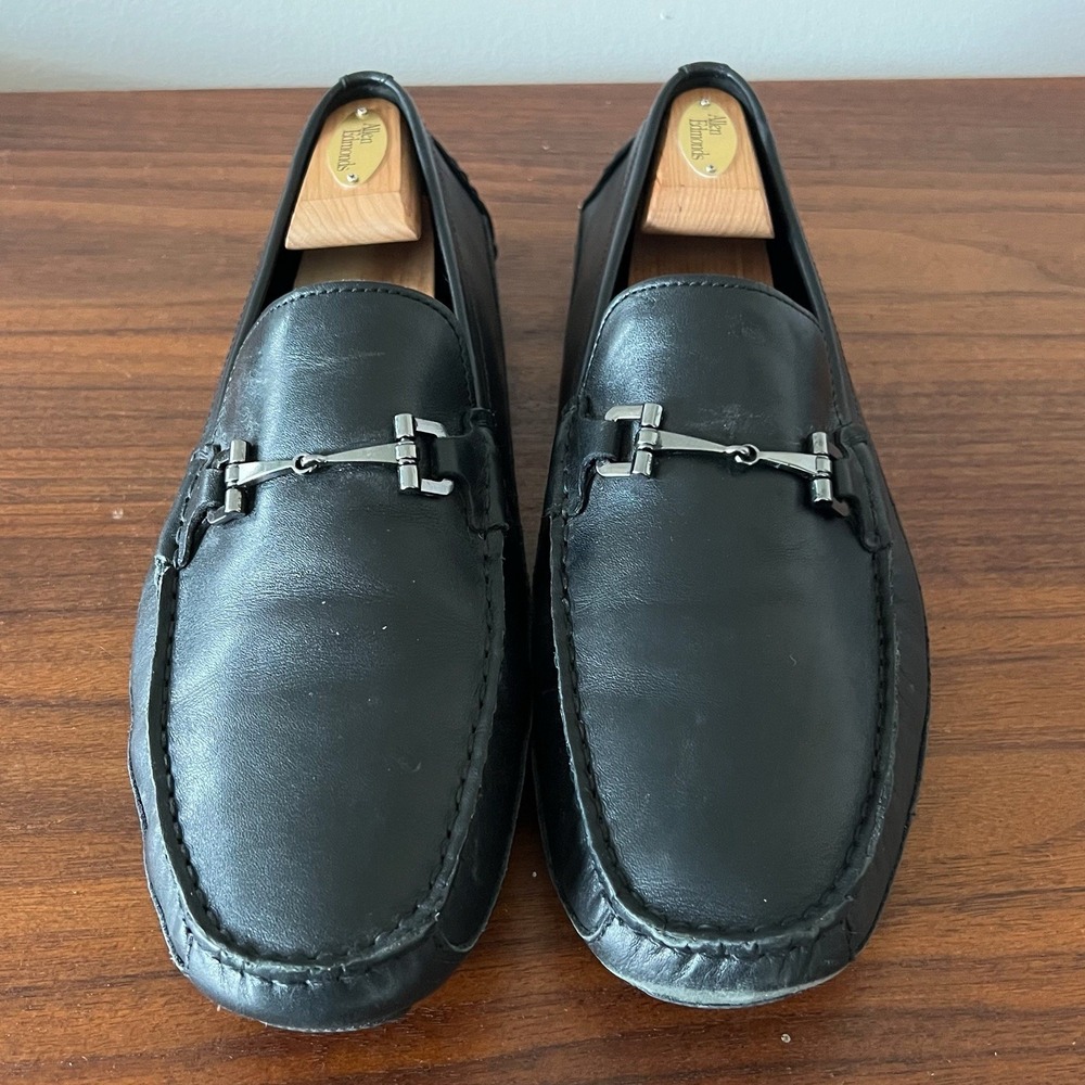 Cole Haan Wyatt Bit Driving Loafer Black Leather Mens Size 10.5M Luxury Classy - Picture 6 of 9